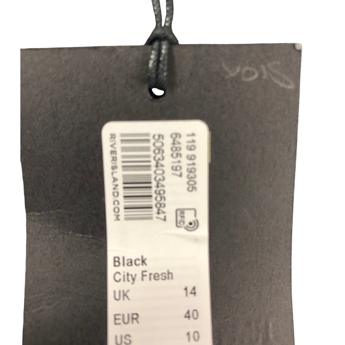 River Island Black City Fresh Skirt UK14 Women's Flared Zip Up Fashion