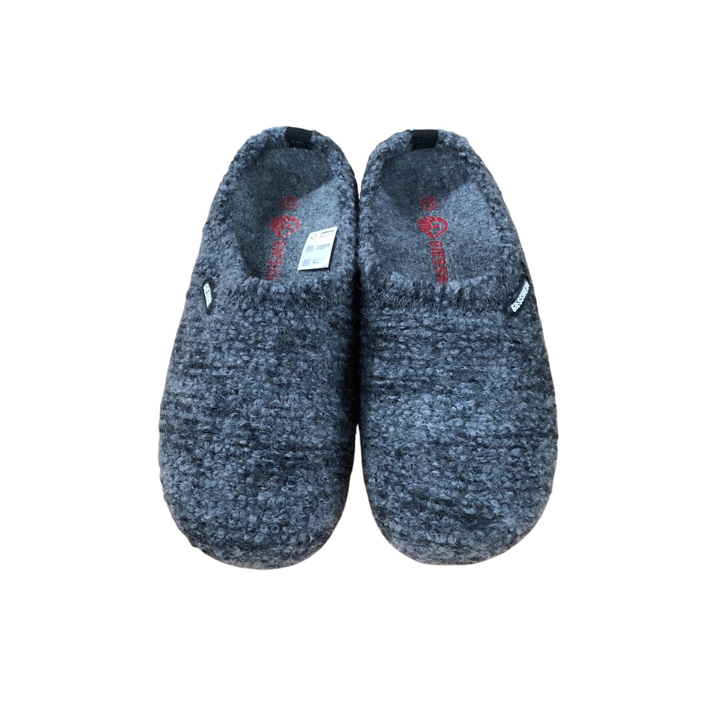 Giesswein Slippers UK4 Women's Casual Soft Wool Grey Comfort House Shoes