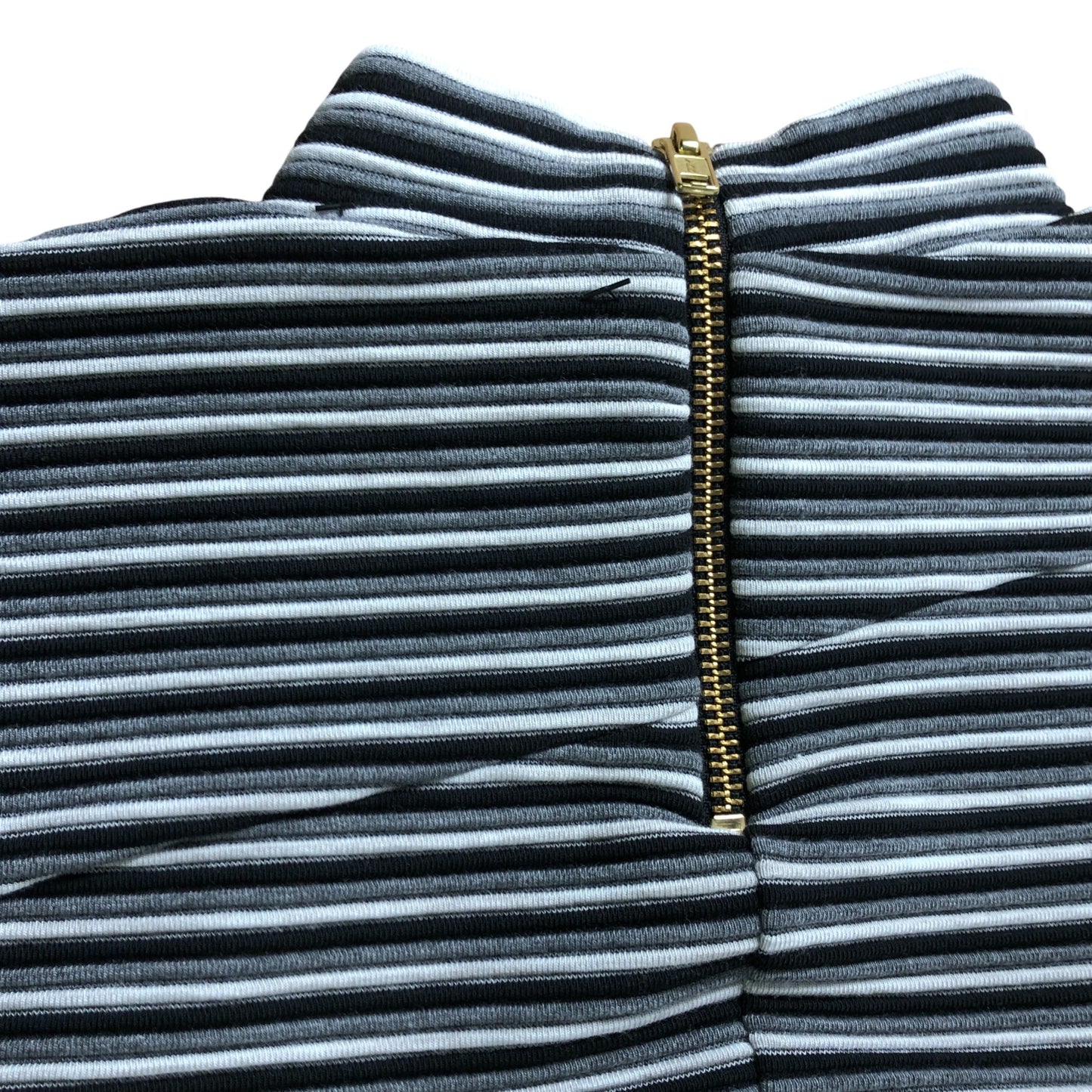 Branded Striped Midi Dress - Size 6