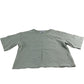 Short Sleeve Cropped T-Shirt Casual Style Cotton Green 6-7 Years