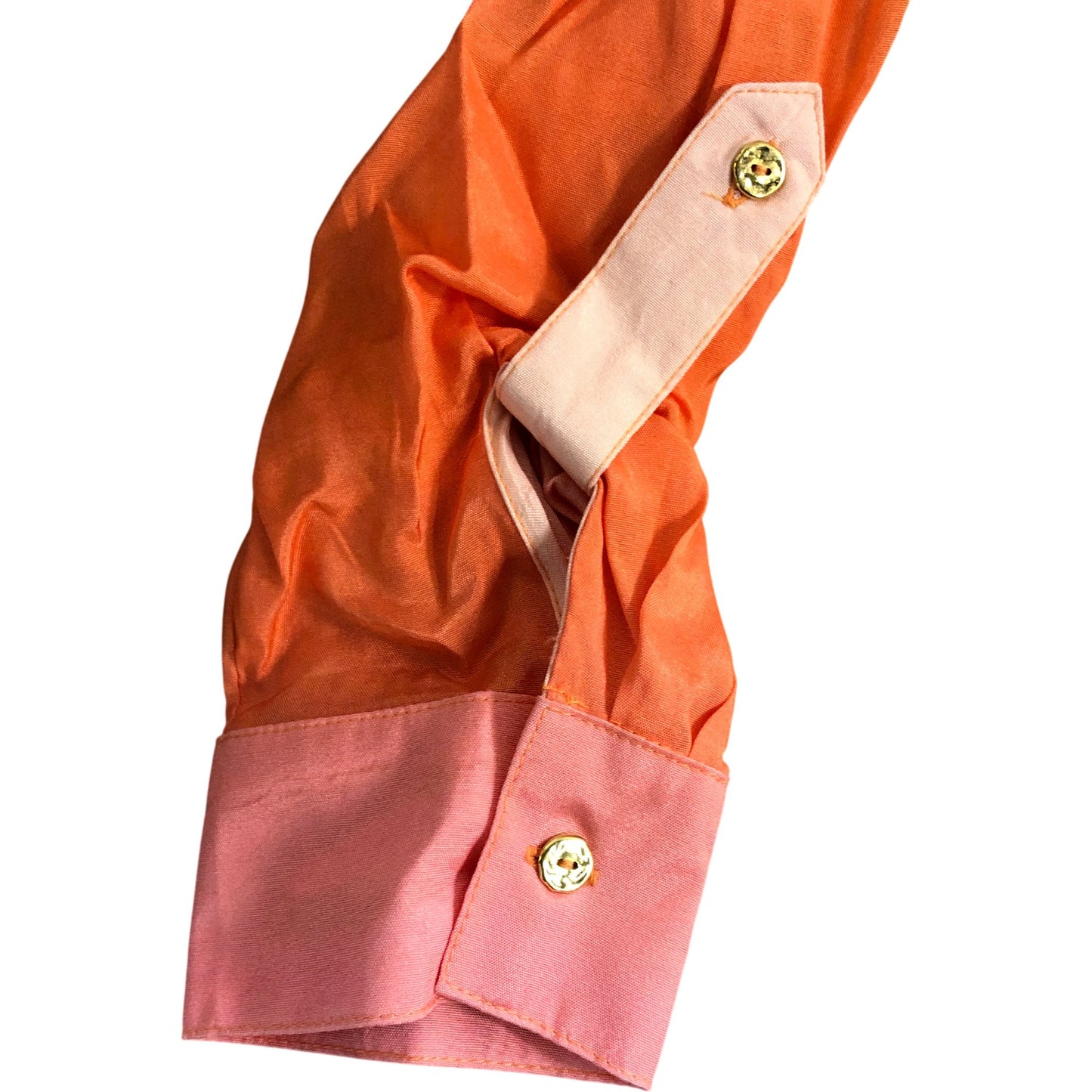 River Island Orange Ombre Blouse UK S Women's Viscose Embellished Collar