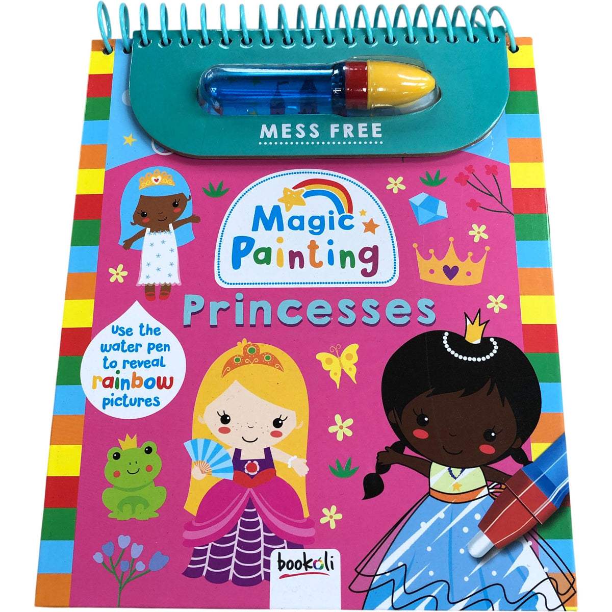 Magic Painting Princesses Book With Water Pen Mess Free Fun Activity Kit