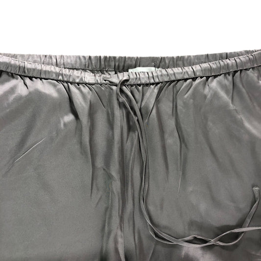 The White Company Women's Night Trousers Grey 100% Viscose Elastic Waistband L