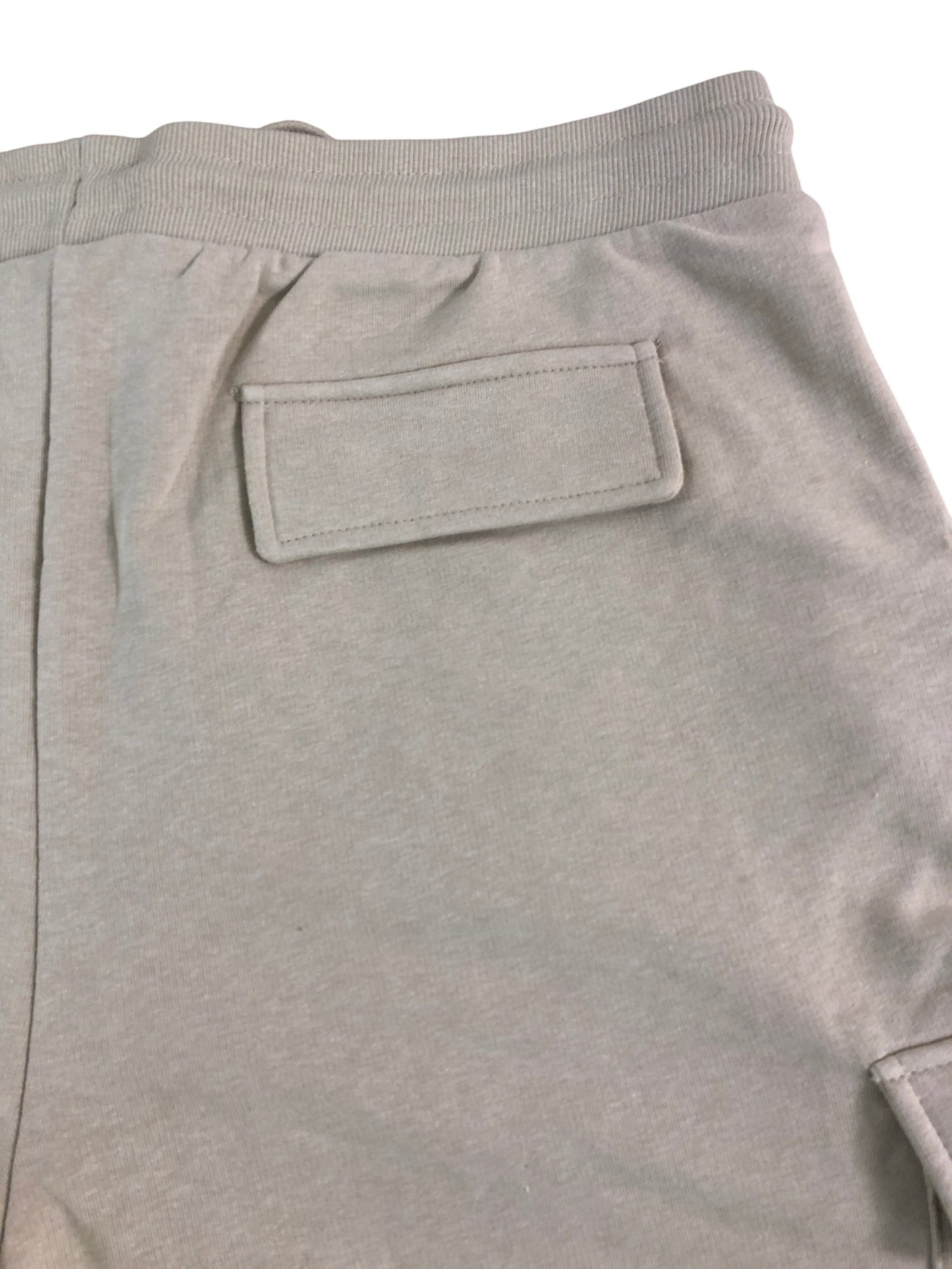 BORN RICH Cargo Shorts XL Men's Beige Pocketed Drawstring Casual Wear
