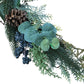Greenery Garland Artificial Décor With Pine Cones And Berries 5FT