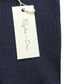 Rylee & Cru Ribbed Leggings 3-6 Months Girls Navy Scalloped Hem