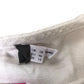 White Denim Shift Mini Dress With Pockets Size 18