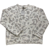 River Island Leopard Print Sequin Sweater XS Women's Casual Knit Wool Blend