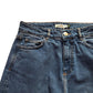 Baukjen Organic Stretch Cotton Wide Leg Slouch Mid Indigo Size 10