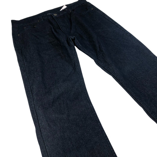 Kangaroo Poo Jeans 32X32 Men's Straight Fit Dark Wash Denim Trousers