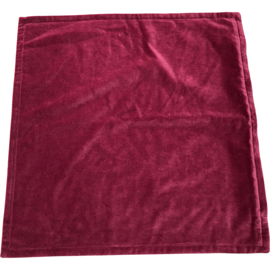 Luxury Burgundy Velvet Pillowcase Perfect For Home Décor Cushion Cover 52 x 52cm