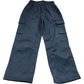 Rolanko Kids Baggy Cargo Trousers Dark Grey Age 10-11 Years