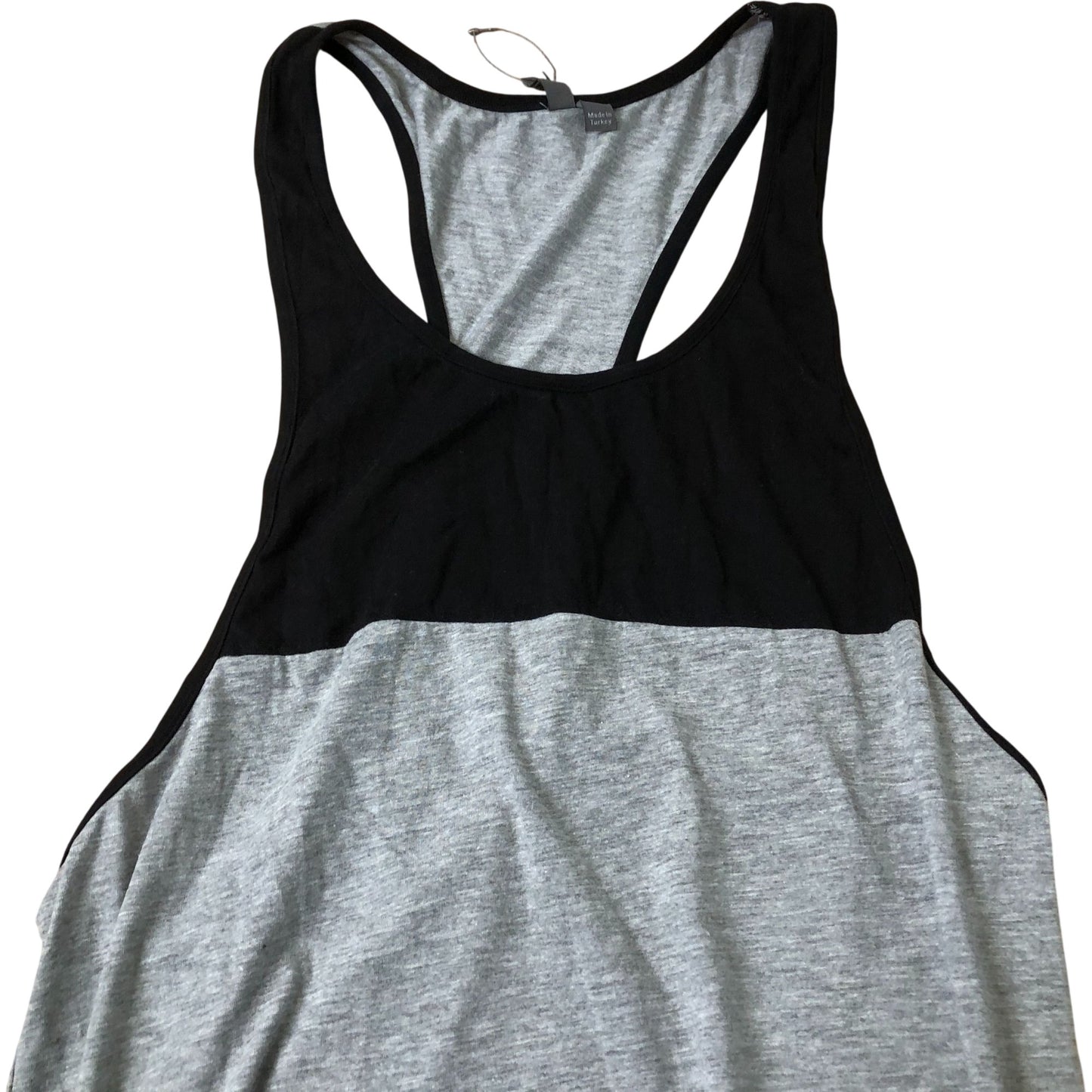 ASOS Tank Top Black and Grey Sleeveless Casual Summer Wear Large