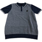 Polo Shirt Navy Blue Size 9-10 Years Boys Casual Cotton Knit
