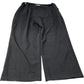 River Island Women's Wide Leg Trousers UK22 Black with Belt Classic Style