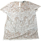 Women's White Short Sleeve Lace Blouse Size 14 Pack of 5