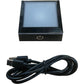 LED Square Touch Lamp With USB Cable Stylish Night Light Black Finish