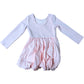 River Island Dress 4-5 Years Girls Long Sleeve Pink Cotton Balloon Style