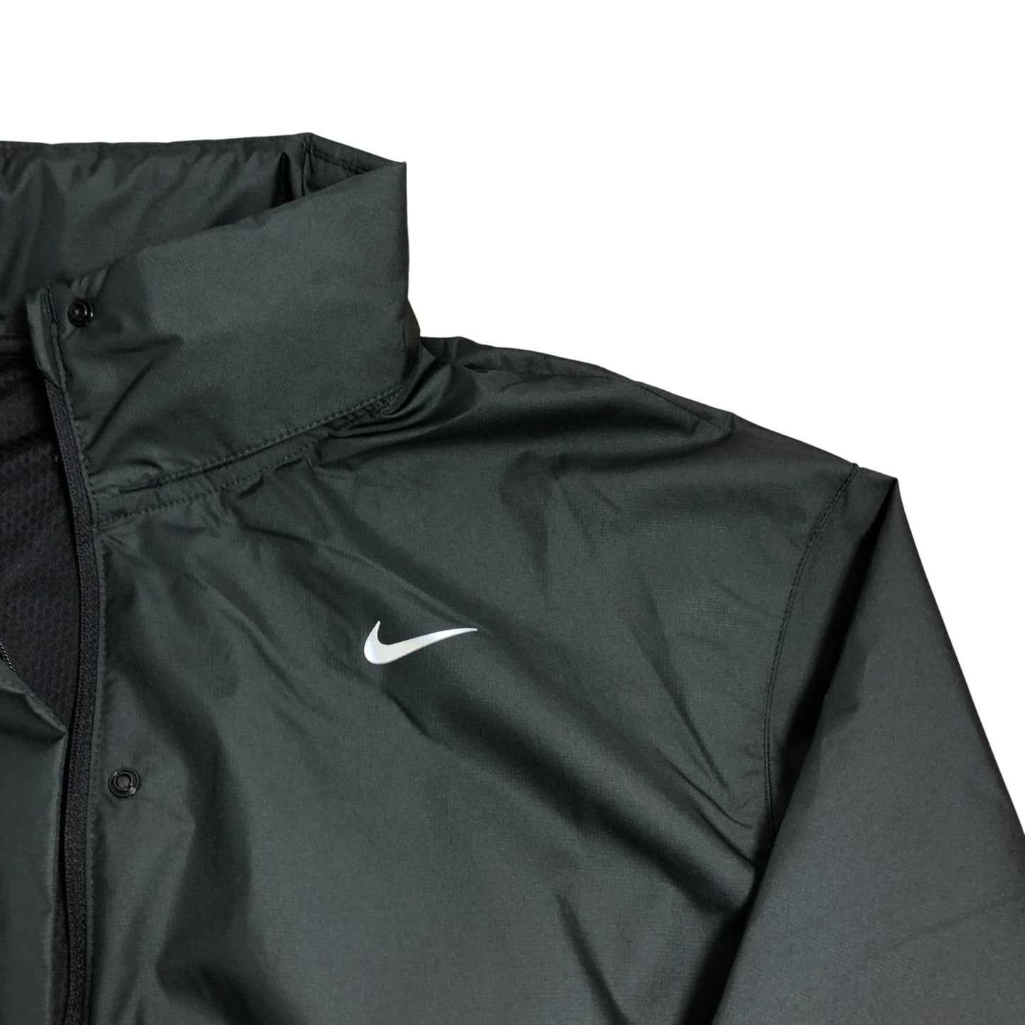 Nike Lightweight Windbreaker Jacket Men's Size S Black Running Outdoor Active