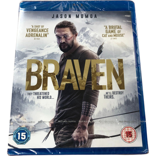 Braven Blu-Ray Jason Momoa Action Thriller DVD New Sealed