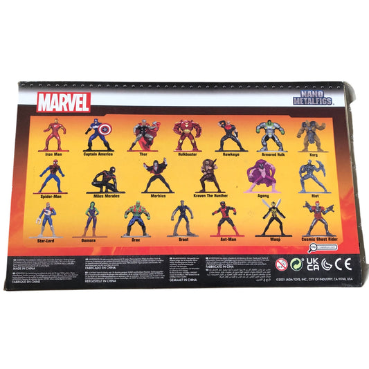 MARVEL Nano Metalfigs Collectable Figure Pack 19 Marvel Characters Bundle