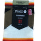 Stance Jimmy Chin Merino Wool Crew Hiking Socks FreshTek Red Black
