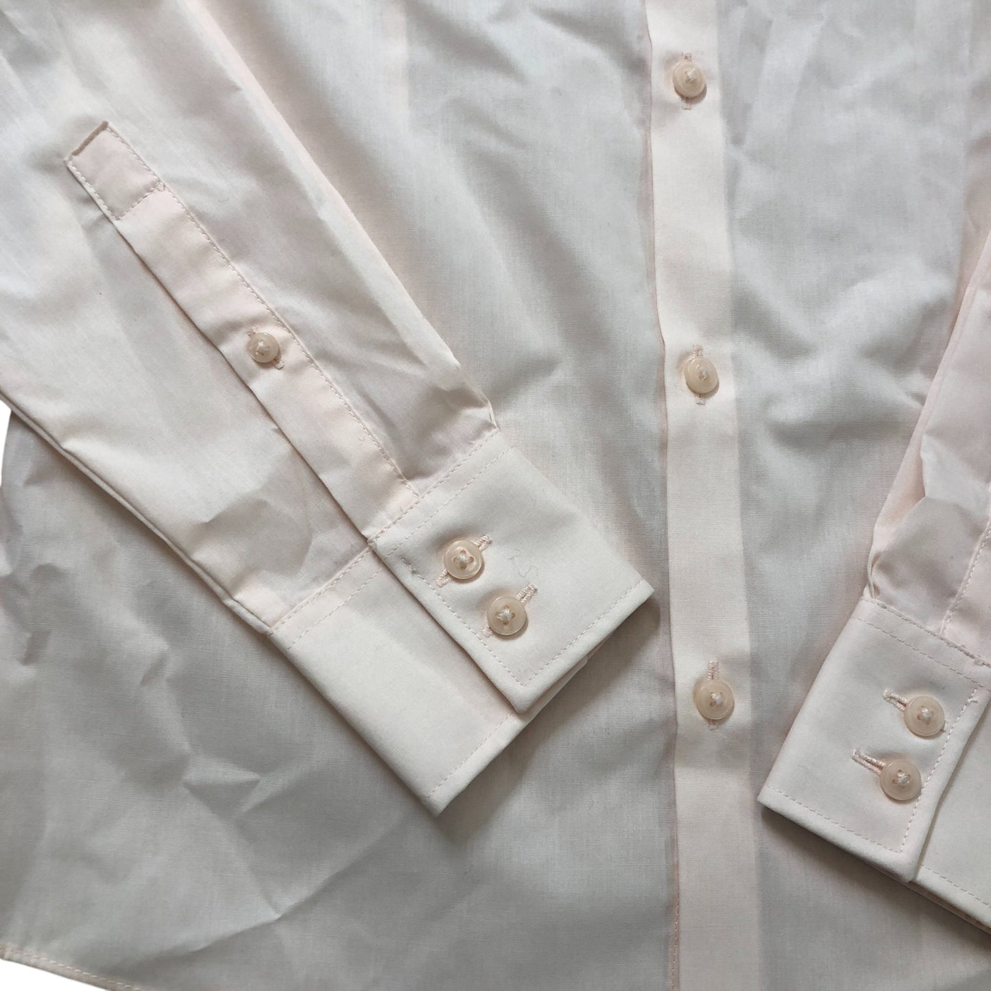 River Island Long Sleeve Shirt XS Men's Cotton Blend Formal Light Pink