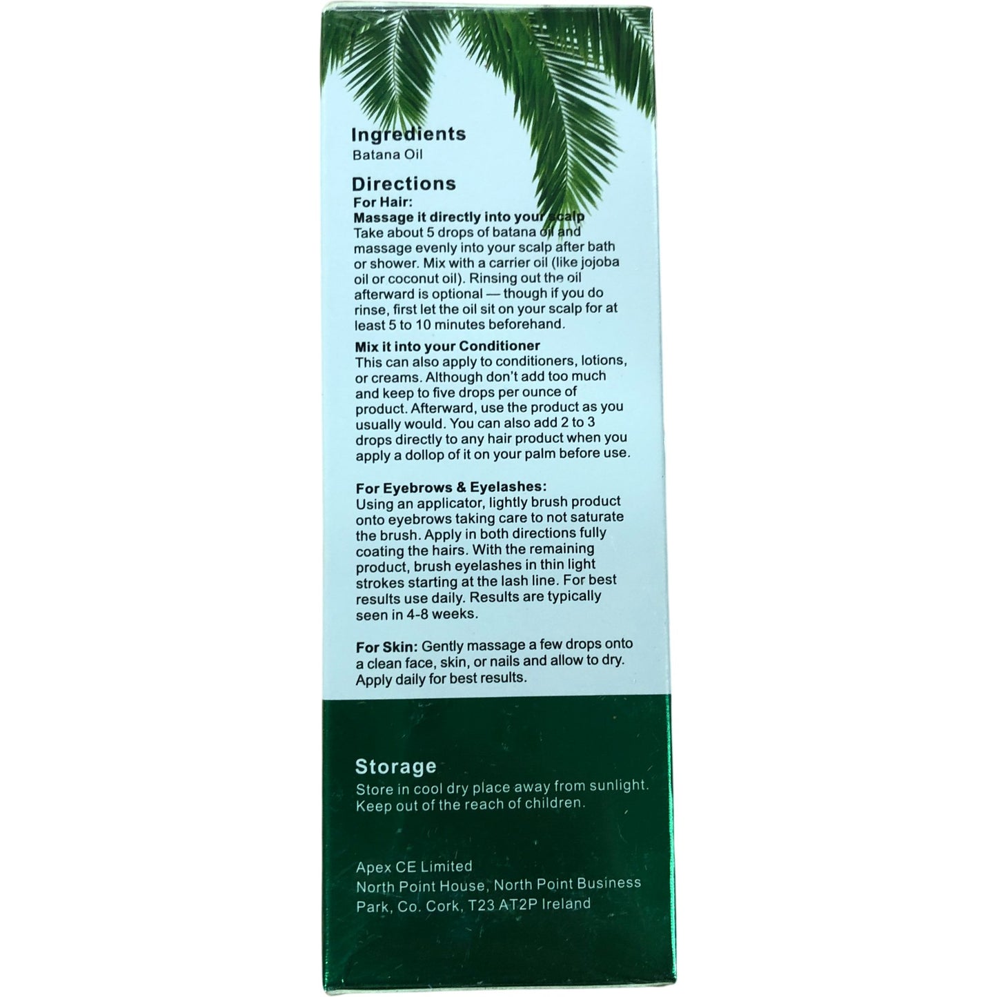 ALIVER Batana Oil 60ml Hair Growth Oil Cold Pressed Vegan Pure Natural