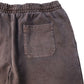 Brown Cotton Blend Casual Joggers With Elastic Cuff Size M