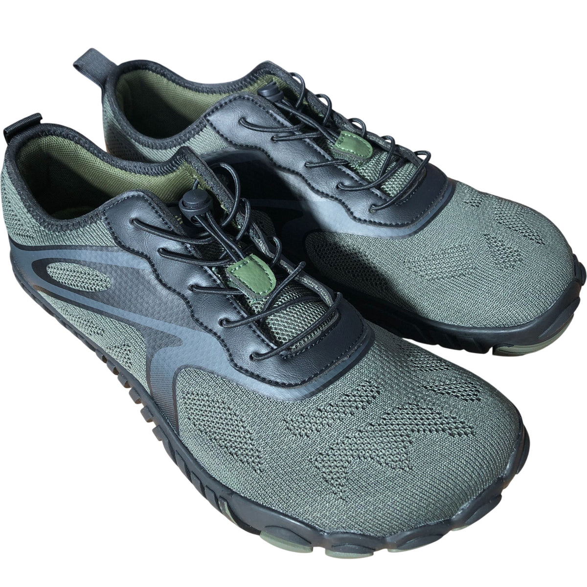 HOBIGEAR Trail Running Barefoot Shoes UK11 Lightweight Sports Footwear Green