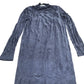 River Island Long Sleeve Dress Women's Crinkle Design Grey