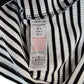 River Island Stripe Bandeau Top UK S Women's Black White Striped Casual Style