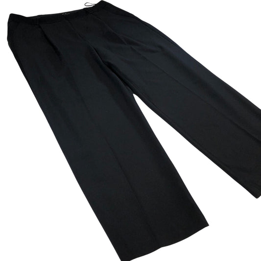 River Island Wide Leg Trousers UK18 Women's Black