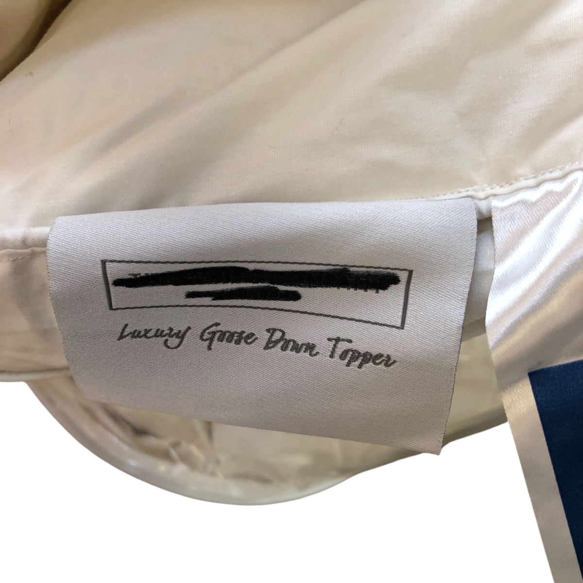 Luxury Goose Down Double Mattress Topper 140x190cm