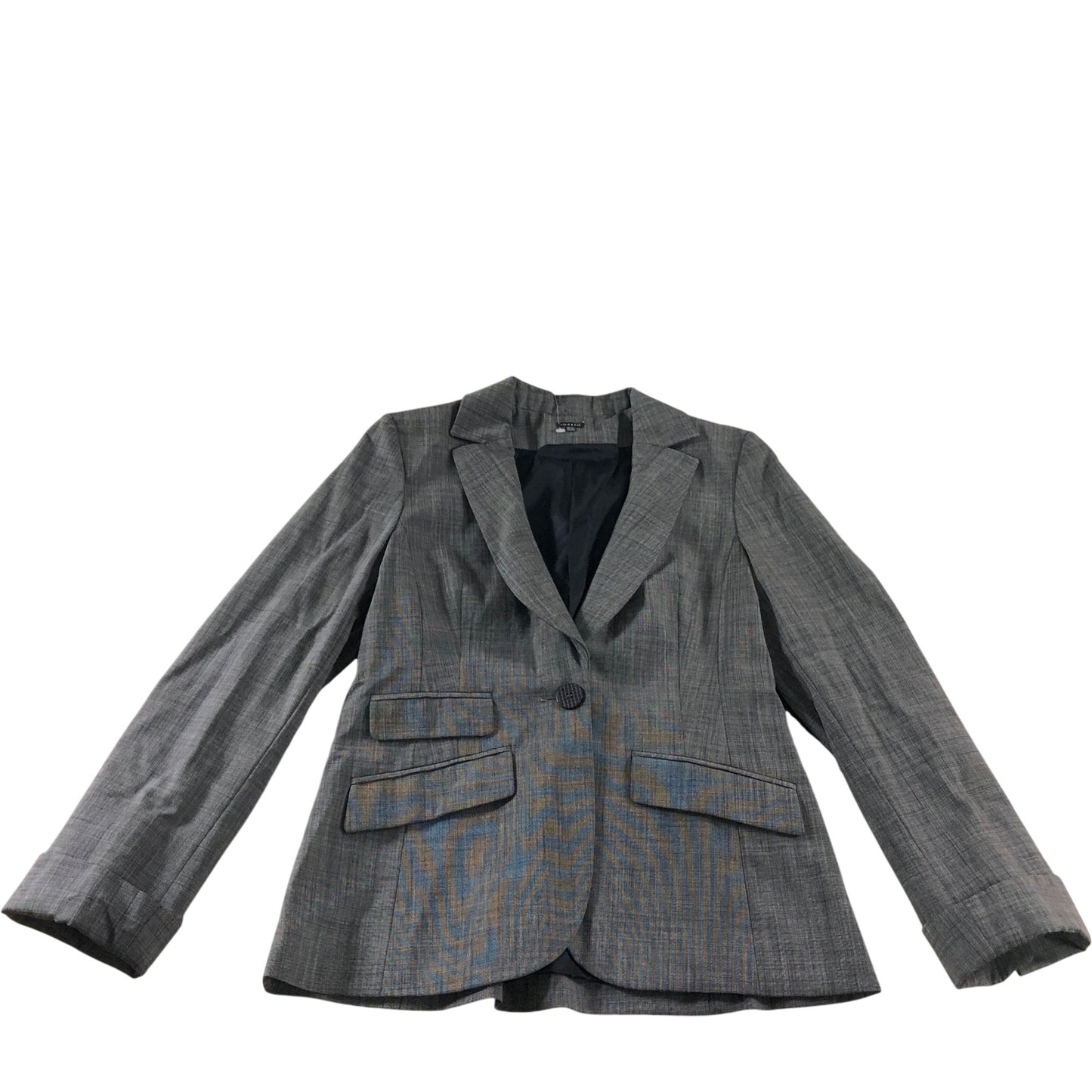Joseph Blazer Jacket UK6 Women's Grey Check Tailored Suit Smart Wear