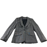 Joseph Blazer Jacket UK6 Women's Grey Check Tailored Suit Smart Wear