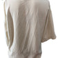River Island Studio Summer Top UK8 Women's Cream Polo Style 100% Polyester