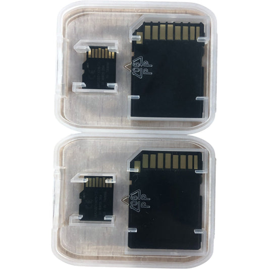 2 Pack Micro SD Card 128GB With Adapters For Tablet Camera Drone Accessories