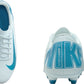 NIKE Mercurial Football Boots Size 3.5UK Men's White Blue AG1 Performance