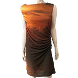 River Island Brown Zibar Dress Size UK14-16 Women’s Sleeveless Casual Evening