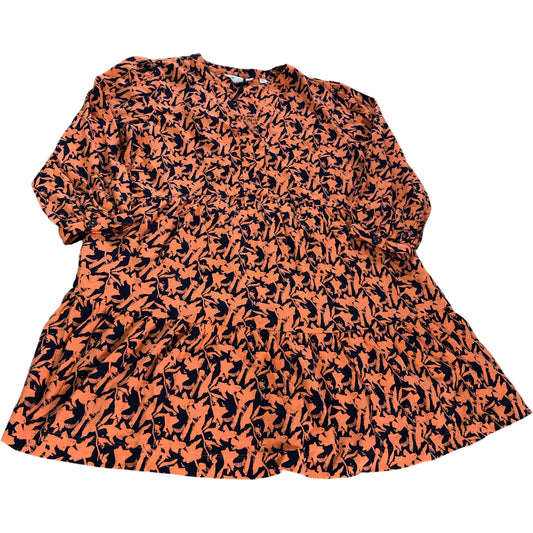 Marlie Jersey Tunic Women's Floral Print Orange