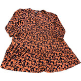 Marlie Jersey Tunic Women's Floral Print Orange
