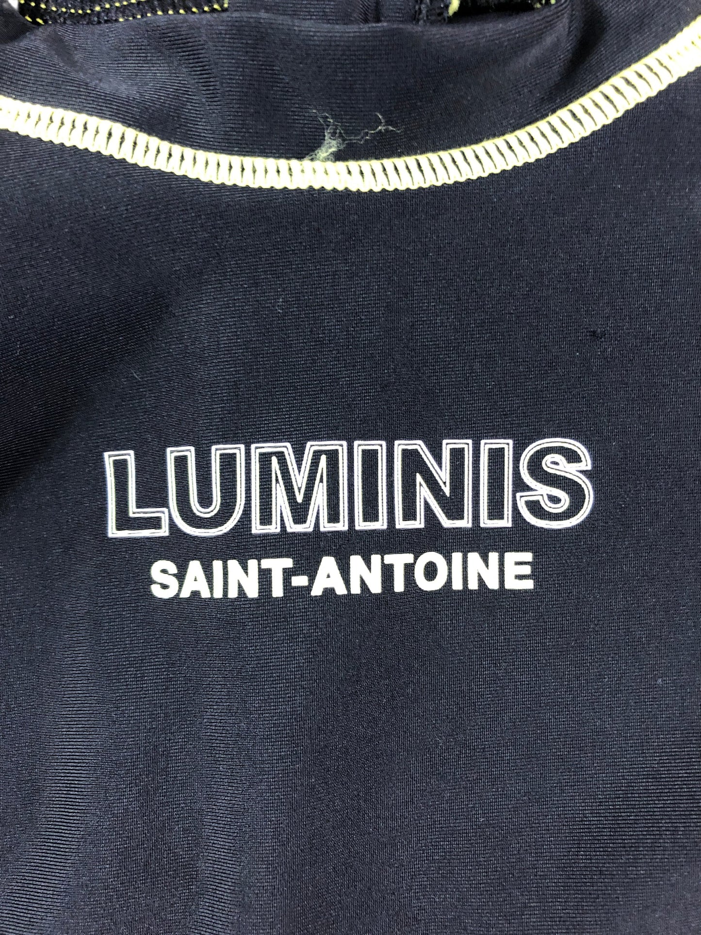 Luminis Saint-Antoine Rash Vest 11 12 Years Boys Black Green Swimwear