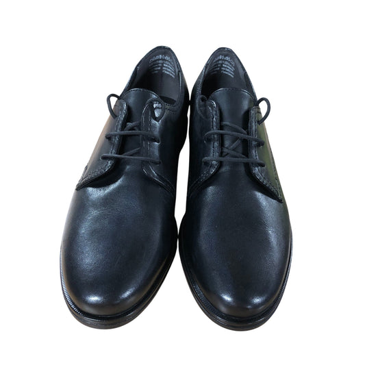 Tamaris Derby Shoes UK6 EU39 Women's Black Leather Lace Up Footwear