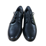 Tamaris Derby Shoes UK6 EU39 Women's Black Leather Lace Up Footwear