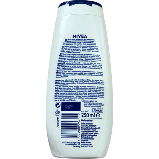 NIVEA Orange & Avocado Oil Shower Care 250ml Skin Protecting Formula