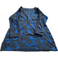 Women's Floral Print Dress Black Blue Long Sleeve Size 14