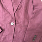 Women's Burgundy Smart Blazer Jacket Stylish Design Size XL