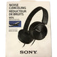 Sony MDR-ZX110NC Noise Cancelling Headphones Black Over-Ear Compact Design