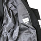 River Island Slim Fit Suit Jacket Blazer 48R Men's Black Polyester Viscose